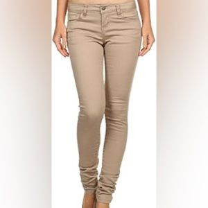 Greige “butt, I love you” Wax Jeans